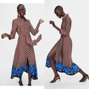 Zara geometrical dress
